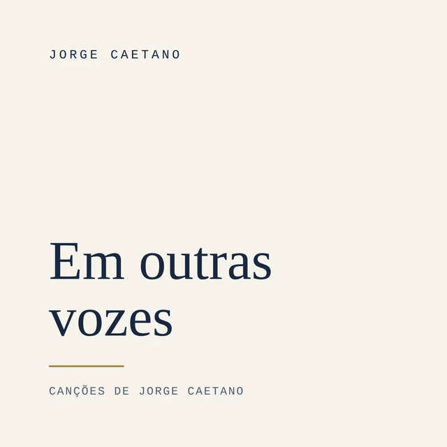 Capa da playlist Em outras vozes